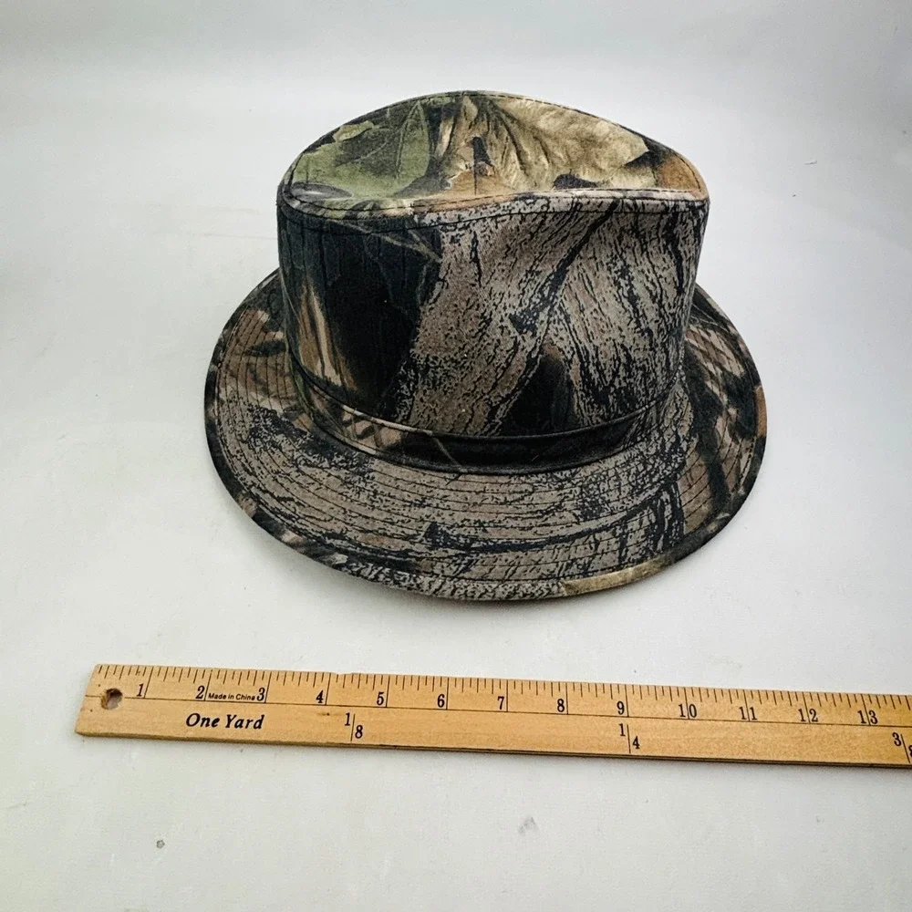 Outdoor Cap Company Camo Fedora Hat Mens L Camouflage Hunting Fishing